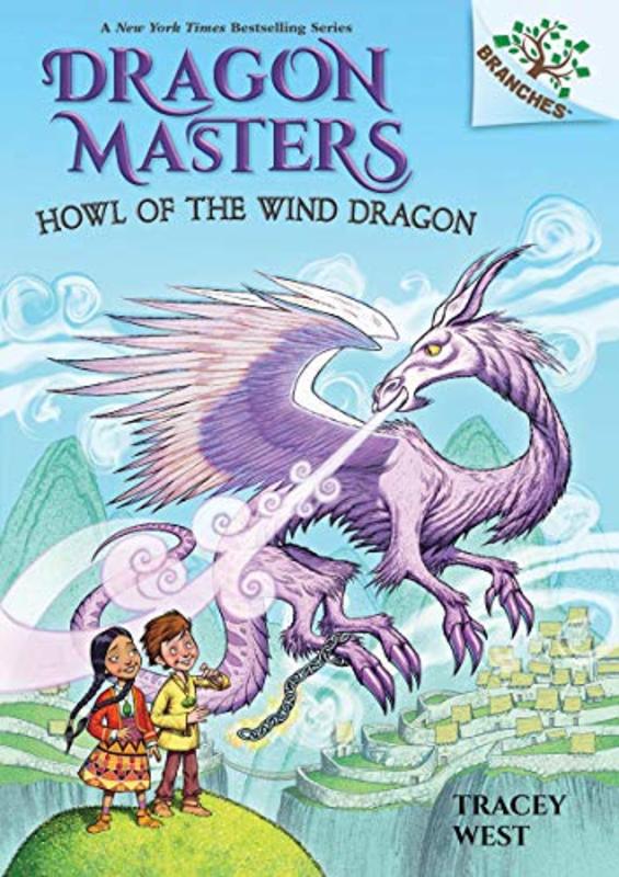 Book cover for "Howl of the Wind Dragon" by Tracey West