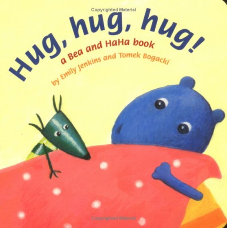 Book cover for "Hug, Hug, Hug!" by Emily Jenkins
