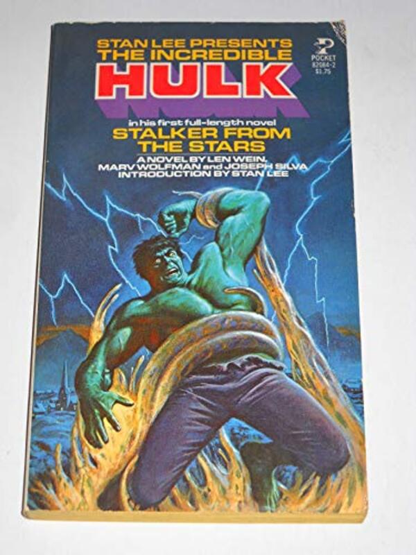 Book cover for "Hulk: Stalker from the Star" by Ron Goulart