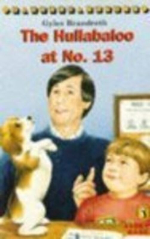 Book cover for "Hullabaloo at No 13" by Gyles Brandreth