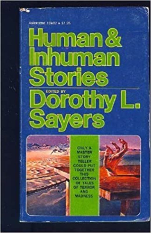 Book cover for "Human And Inhuman Stories" by Dorothy L. Sayers