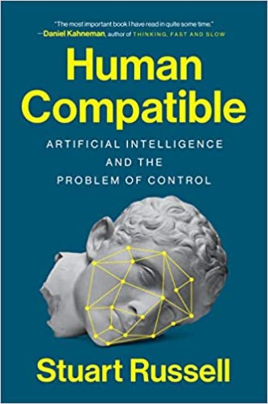 Book cover for "Human Compatible" by Stuart Russell