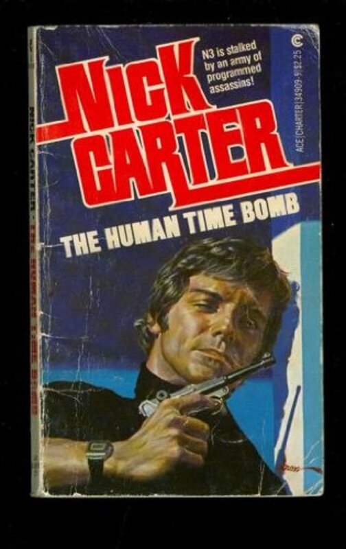 Book cover for "Human Time Bomb" by Nick Carter
