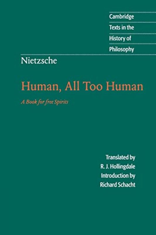 Book cover for "Human, All Too Human" by Freidrich Nietzsche