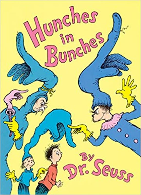 Book cover for "Hunches in Bunches" by Dr. Seuss