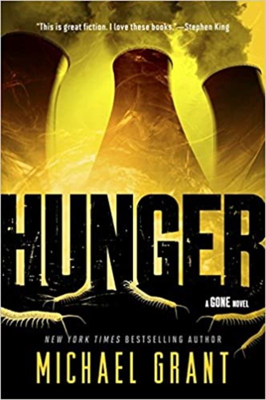 Book cover for "Hunger" by Michael Grant