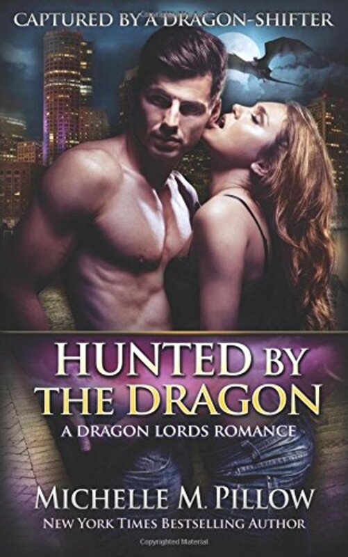 Book cover for "Hunted by the Dragon" by Michelle M Pillow
