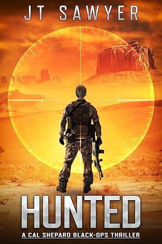 Book cover for "Hunted" by JT Sawyer