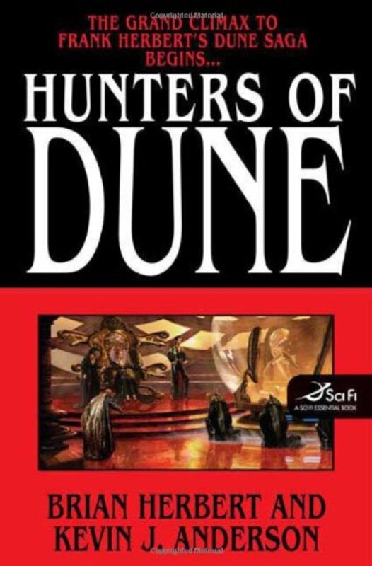 Book cover for "Hunters of Dune" by Kevin J Anderson