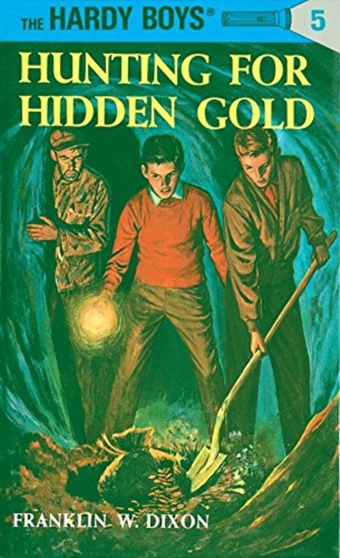 Book cover for "Hunting for Hidden Gold" by Franklin W Dixon