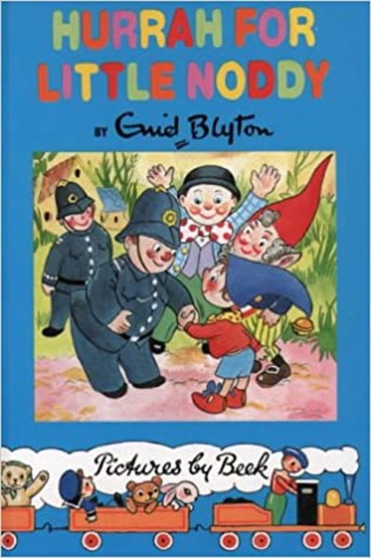 Book cover for "Hurrah For Little Noddy" by Enid Blyton