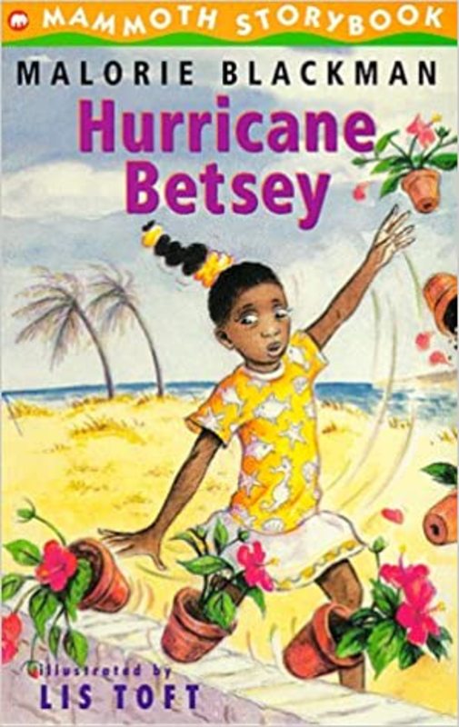 Book cover for "Hurricane Betsey" by Malorie Blackman