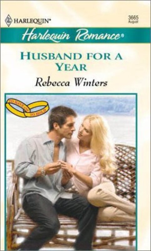 Book cover for "Husband for a Year" by Rebecca Winters
