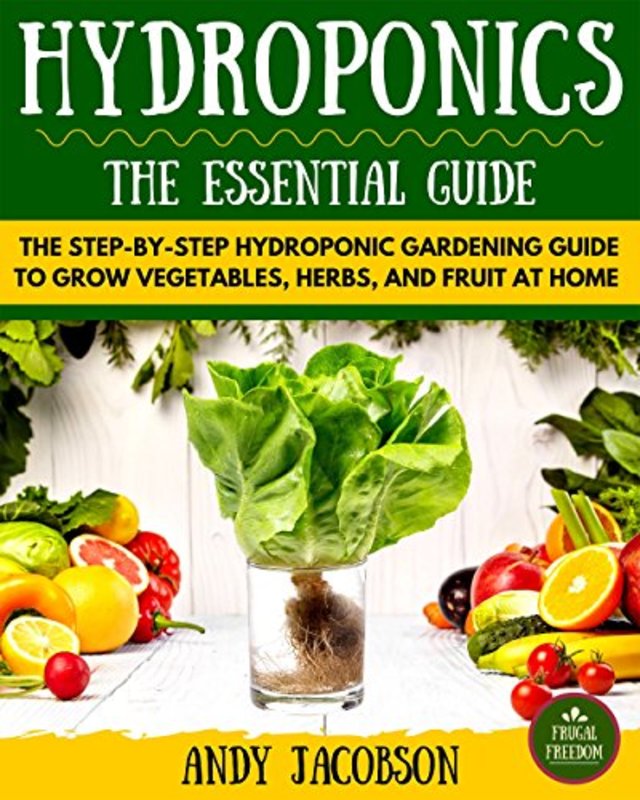 Book cover for "Hydroponics" by Andy Jacobson