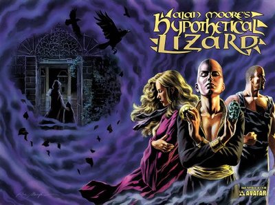 Book cover for "Hypothetical Lizard" by Alan Moore