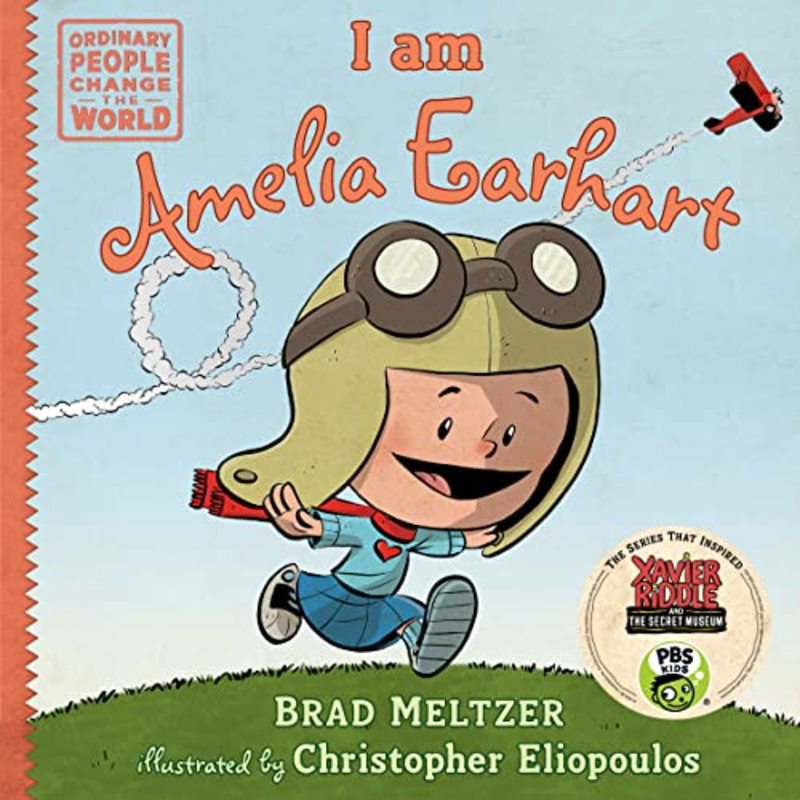 Book cover for "I Am Amelia Earhart" by Brad Meltzer