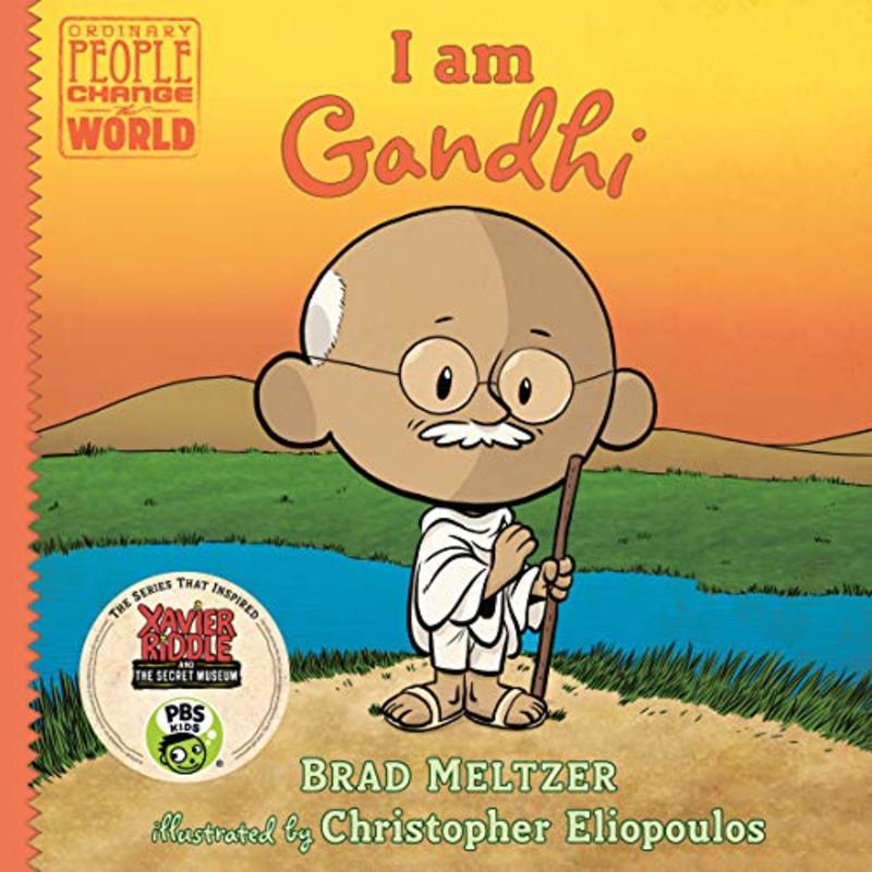 Book cover for "I Am Gandhi" by Brad Meltzer