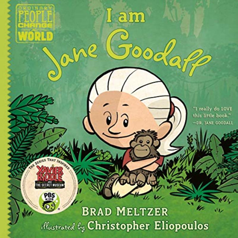 Book cover for "I Am Jane Goodall" by Brad Meltzer
