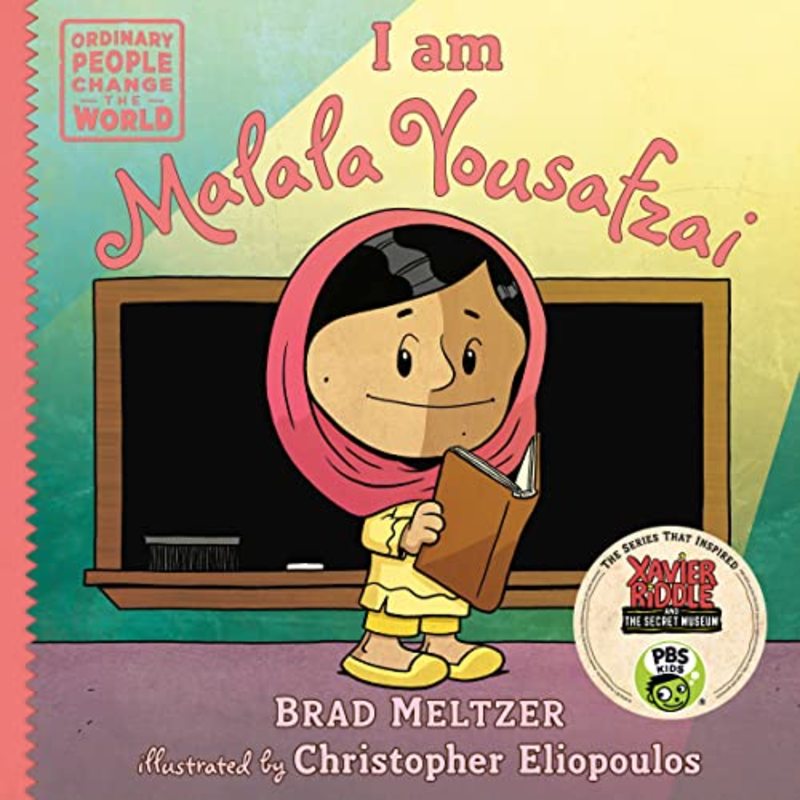 Book cover for "I Am Malala Yousafzai" by Brad Meltzer