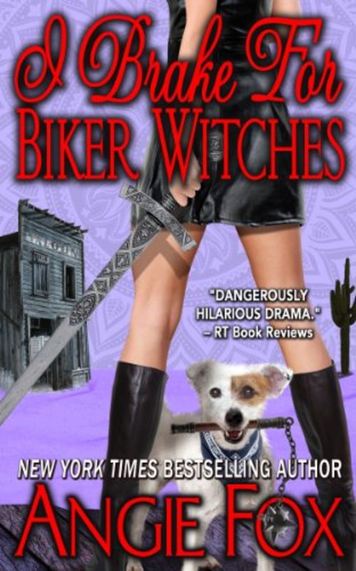 Book cover for "I Brake for Biker Witches" by Angie Fox