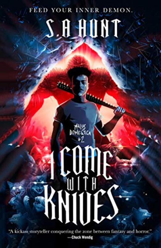 Book cover for "I Come with Knives" by SA Hunt