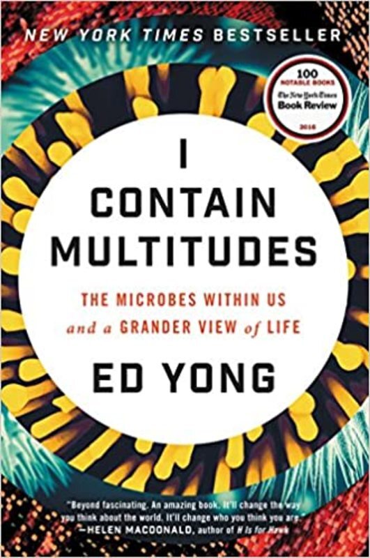 Book cover for "I Contain Multitudes" by Ed Yong