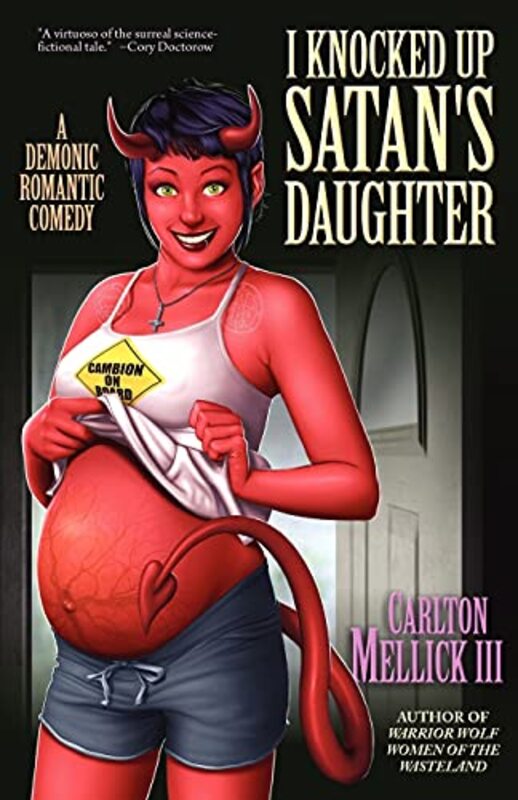 Book cover for "I Knocked Up Satan's Daughter" by Carlton Mellick III