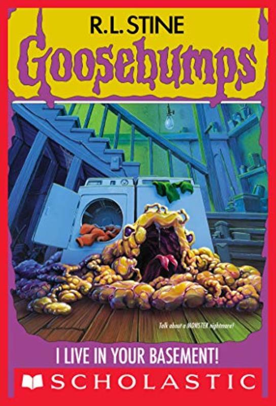 Book cover for "I Live in Your Basement!" by R.L. Stine