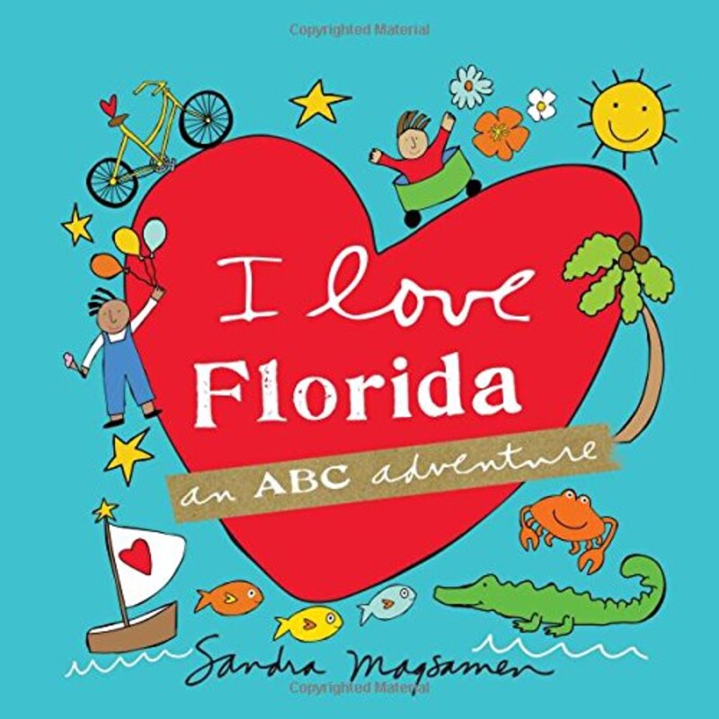 Book cover for "I Love Florida" by Sandra Magsamen