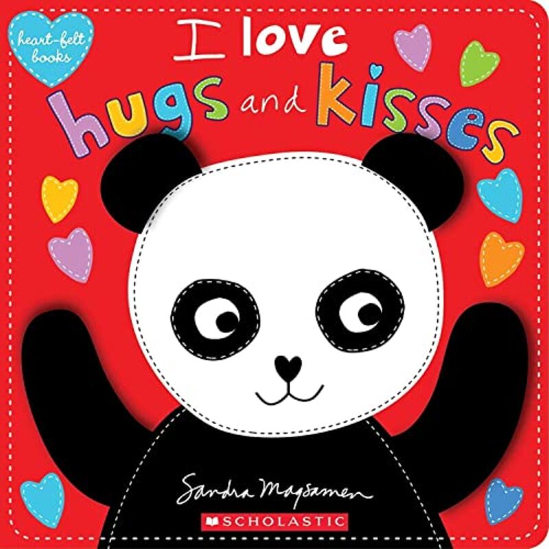 Book cover for "I Love Hugs and Kisses" by Sandra Magsamen