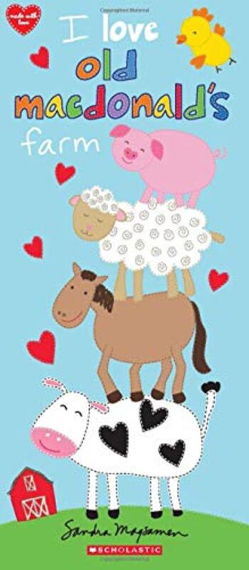 Book cover for "I Love Old MacDonald's Farm" by Sandra Magsamen