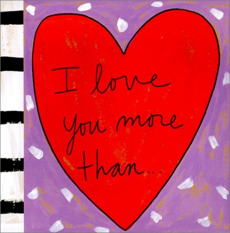 Book cover for "I Love You More Than" by Sandra Magsamen