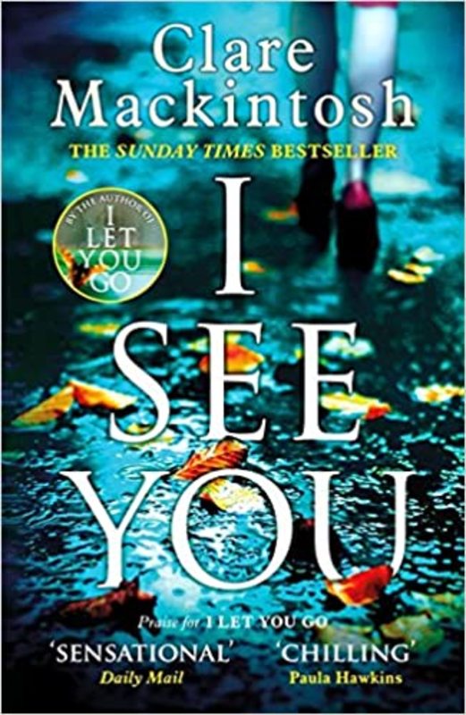 Book cover for "I See You" by Clare Mackintosh