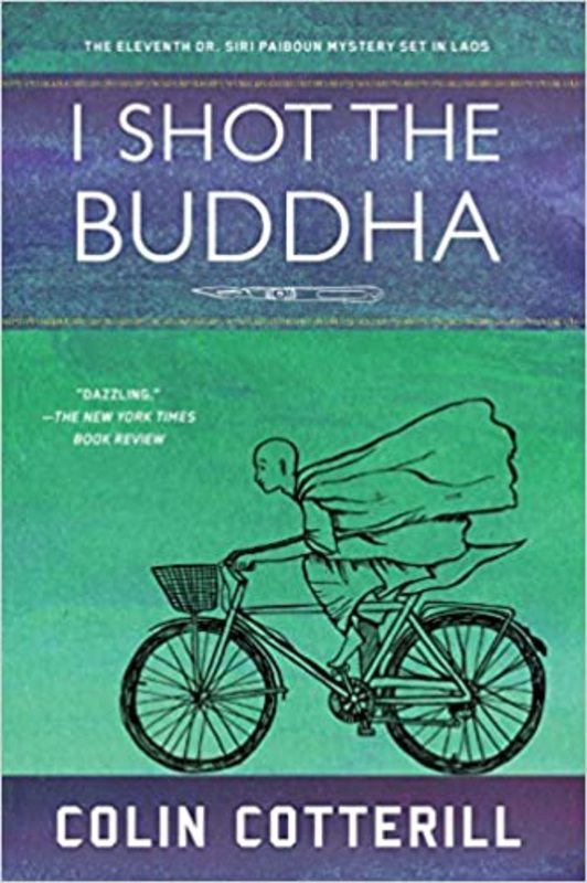 Book cover for "I Shot the Buddha" by Colin Cotterill