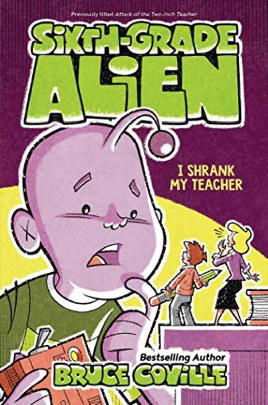 Book cover for "I Shrank My Teacher" by Bruce Coville