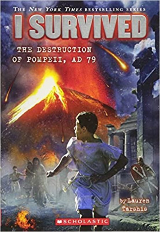 Book cover for "I Survived the Destruction of Pompeii, AD 79" by Lauren Tarshis
