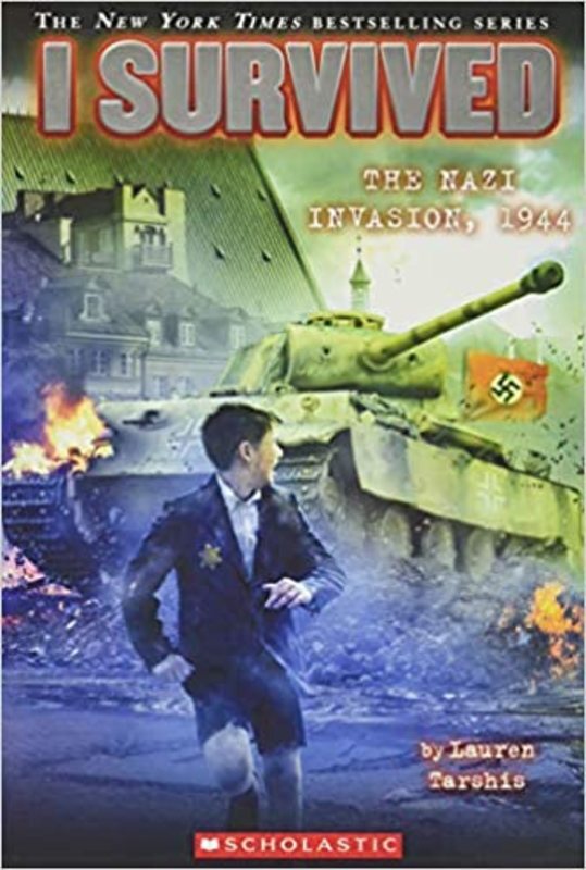 Book cover for "I Survived the Nazi Invasion, 1944" by Lauren Tarshis