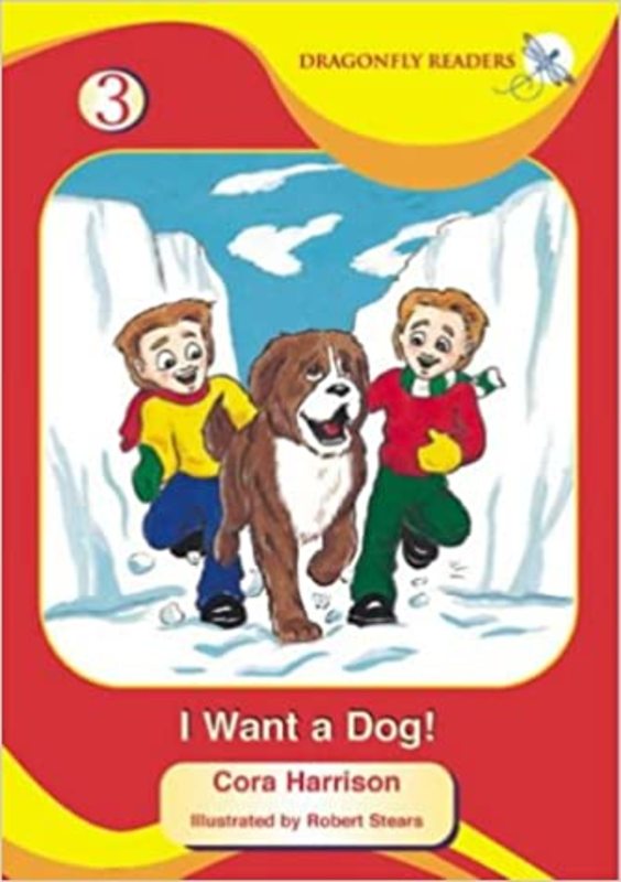 Book cover for "I Want a Dog" by Cora Harrison