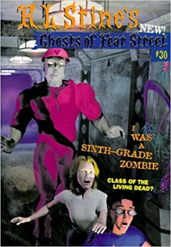 Book cover for "I Was a Sixth-Grade Zombie" by R.L. Stine