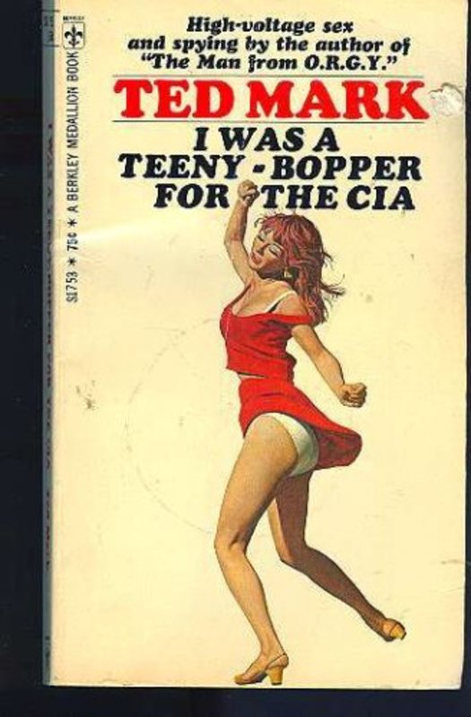 Book cover for "I Was a Teeny-Bopper for the CIA" by Ted Mark