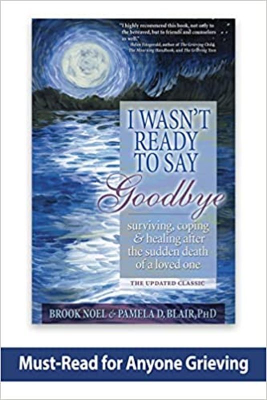 Book cover for "I Wasn't Ready to Say Goodbye" by Brook Noel