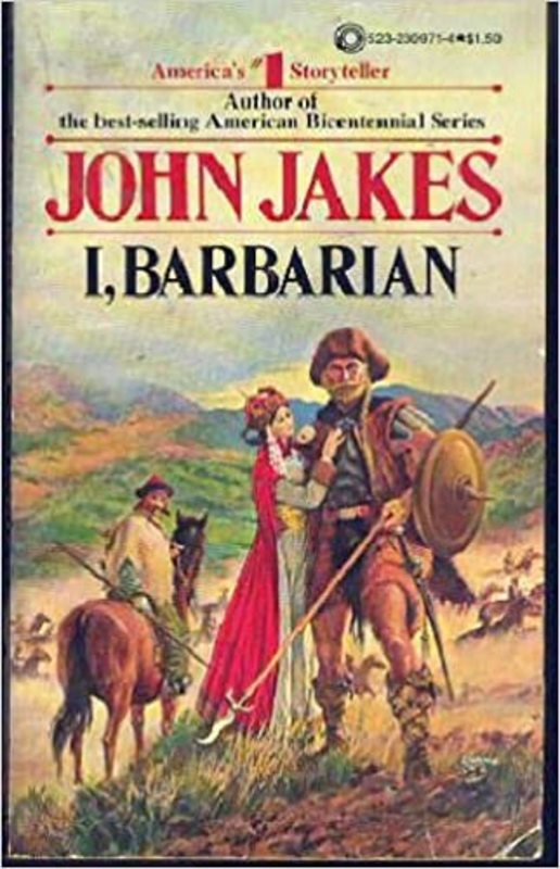 Book cover for "I, Barbarian" by John Jakes