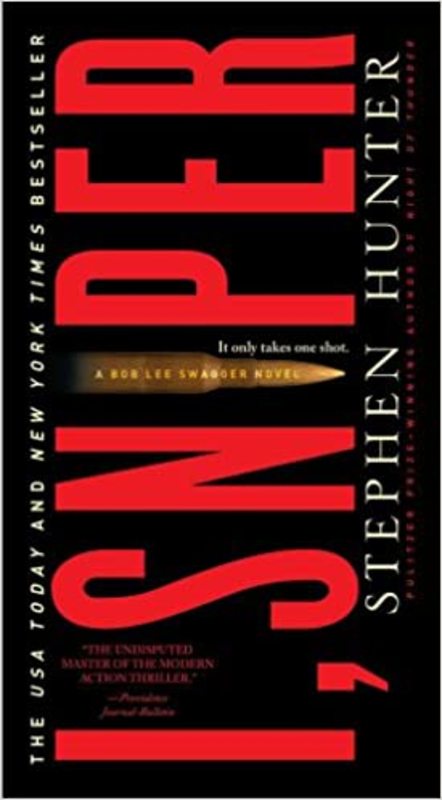 Book cover for "I, Sniper" by Stephen Hunter