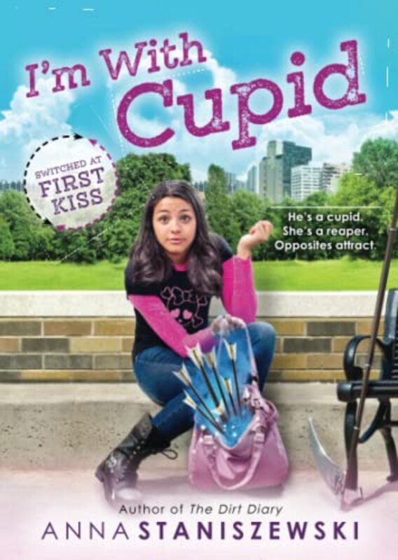 Book cover for "I'm with Cupid" by Anna Staniszewski