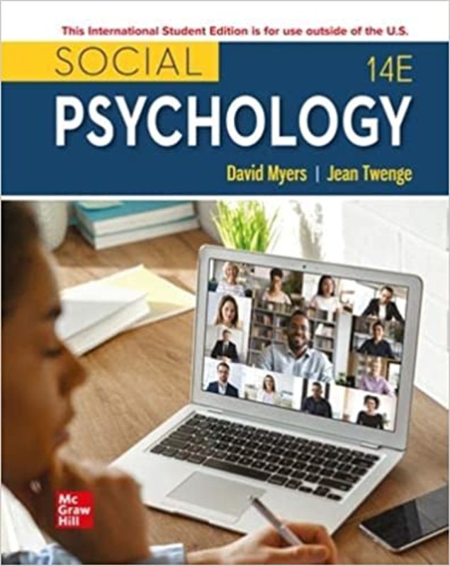 Book cover for "ISE Social Psychology" by David Myers