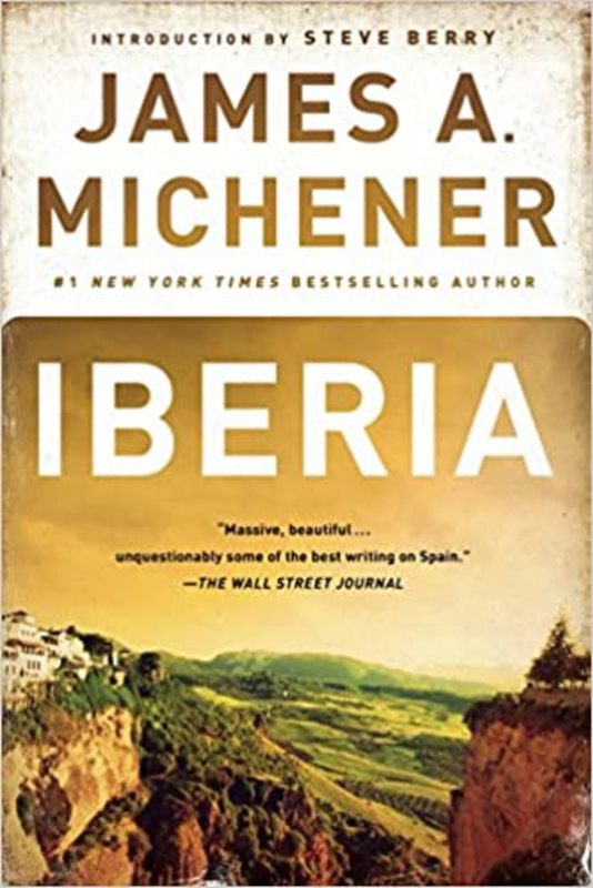 Book cover for "Iberia" by James A. Michener