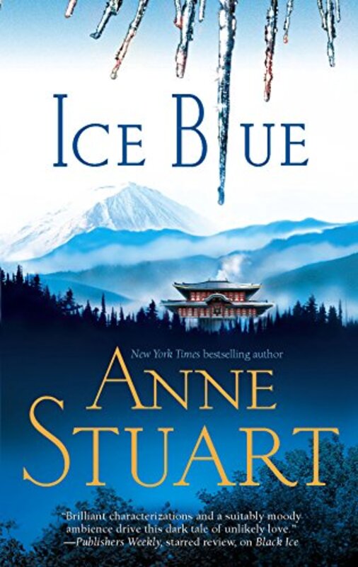 Book cover for "Ice Blue" by Anne Stuart