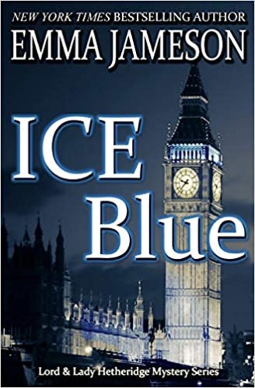 Book cover for "Ice Blue" by Emma Jameson