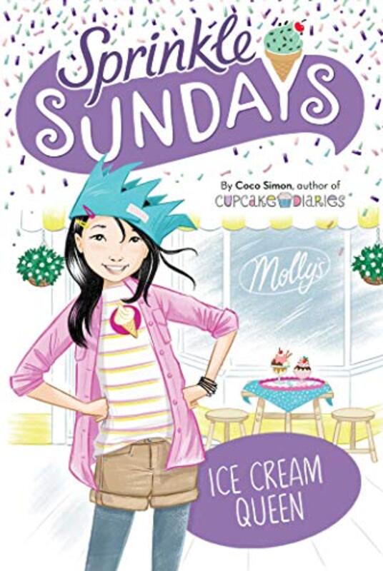 Book cover for "Ice Cream Queen" by Coco Simon
