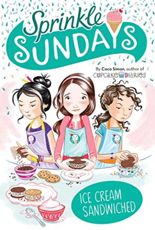 Book cover for "Ice Cream Sandwiched" by Coco Simon